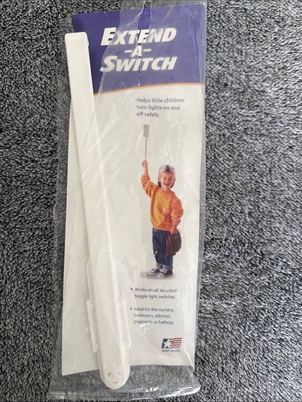 Extend-A-Switch White Toggle Extender